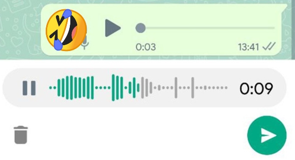 Nuevo diseño de las notas de voz de WhatsApp para poder escucharlos antes de enviarlos.- Blog Hola Telcel 