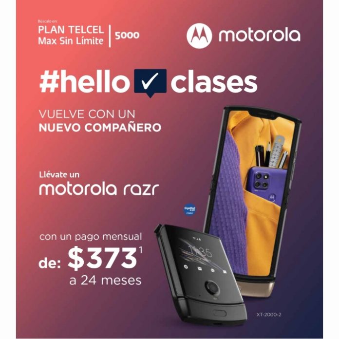 Comienza el ciclo escolar con el pie derecho estrenando un Motorola Razr en un Plan Telcel Max Sin Límite 5000. Vigencia al 18 de agosto de 2021.- Blog Hola Telcel