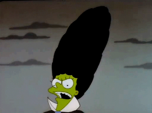 Marge Simpson en uno de los capítulos especiales de Noche de Brujas de Los Simpson.- Blog Hola Telcel