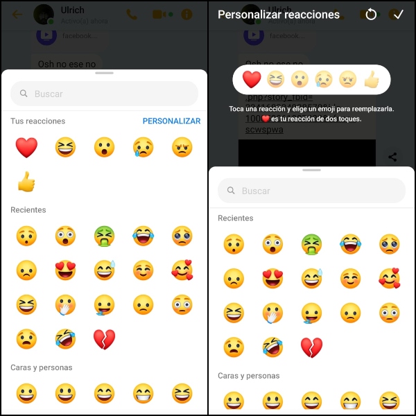 Así puedes personalizar las reacciones de Facebook Messenger.- Blog Hola Telcel