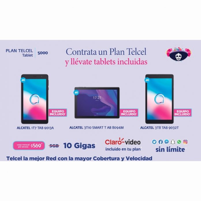 Con un Plan Telcel tienes la oportunidad de estrenar a lo grande con una nueva tablet que te acompañe día a día. Vigencia al 06 de octubre del 2021. - Blog Hola Telcel