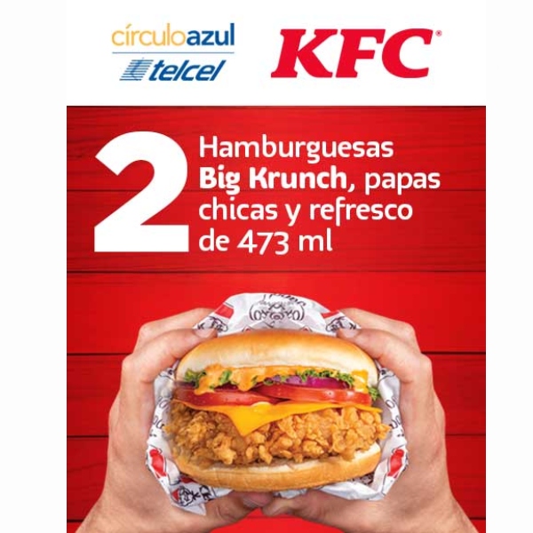 con CírculoAzul Telcel adquiere el cupón para disfrutar de la promoción por solo $187 pesos en KFC.- Blog Hola Telcel 