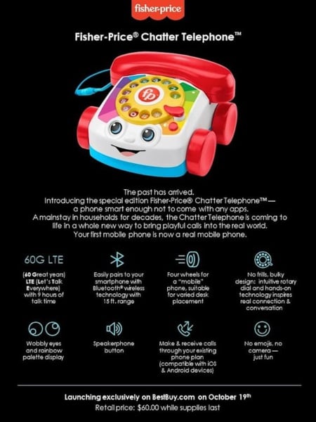 Características del nuevo Chatter Telephone de Fisher Price.- Blog Hola Telcel 