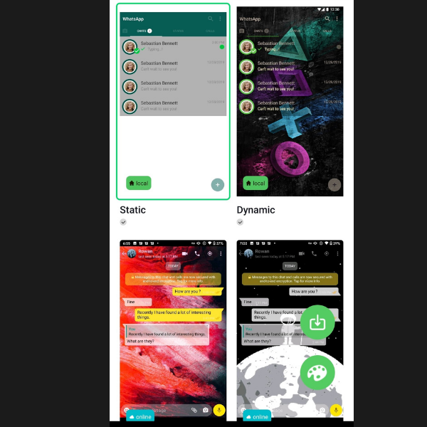 Puedes cambiar el fondo de pantalla de chats y la pantalla principal en esta app alternativa de WhatsApp- Blog Hola Telcel