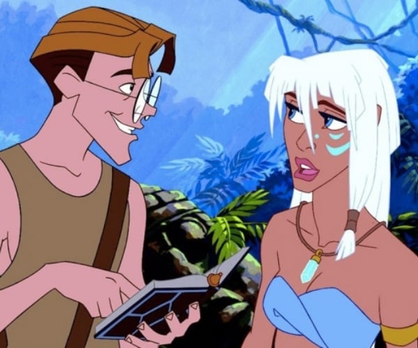 Milo Thatch y Kida, en la película clásica de Disney de 2001, Atlantis el imperio perdido.- Blog Hola Telcel