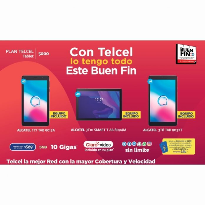 Déjate consentir por la tecnología, innovación y las promociones de Buen Fin que Telcel tiene para ti y adquiere una tablet. Vigencia al 17 de noviembre de 2021.- Blog Hola Telcel