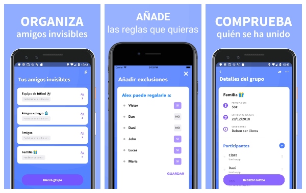 Amigo invisible 22, app para hacer el sorteo de intercambio desde WhatsApp.- Blog Hola Telcel 