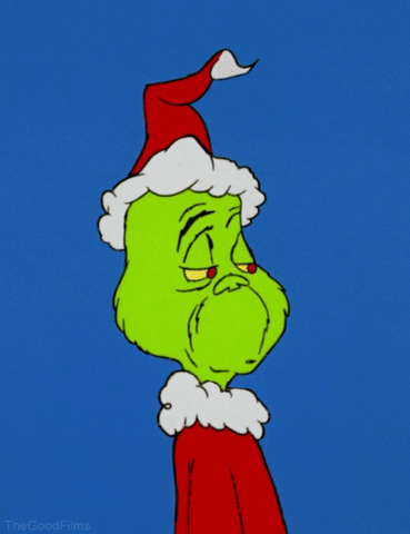 Grinch animado con gorrito navideño, igual al que le puedes poner al icono de WhatsApp.- Blog Hola Telcel