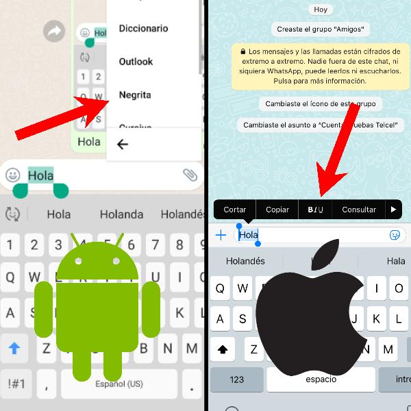 Android y iOS cambiar tipografía en WhatsApp- Blog Hola Telcel