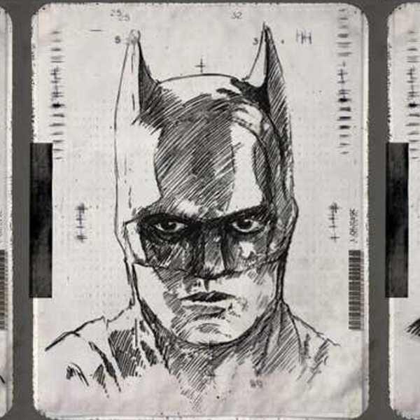 Bocetos The Batman Robert Pattinson en página web de acertijos - Blog Hola Telcel