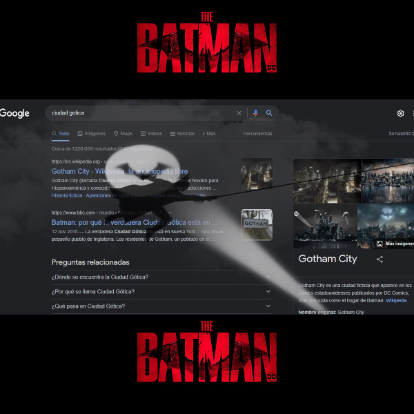 La batiseña de Ciudad Gótica y Batman en Google - Blog Hola Telcel