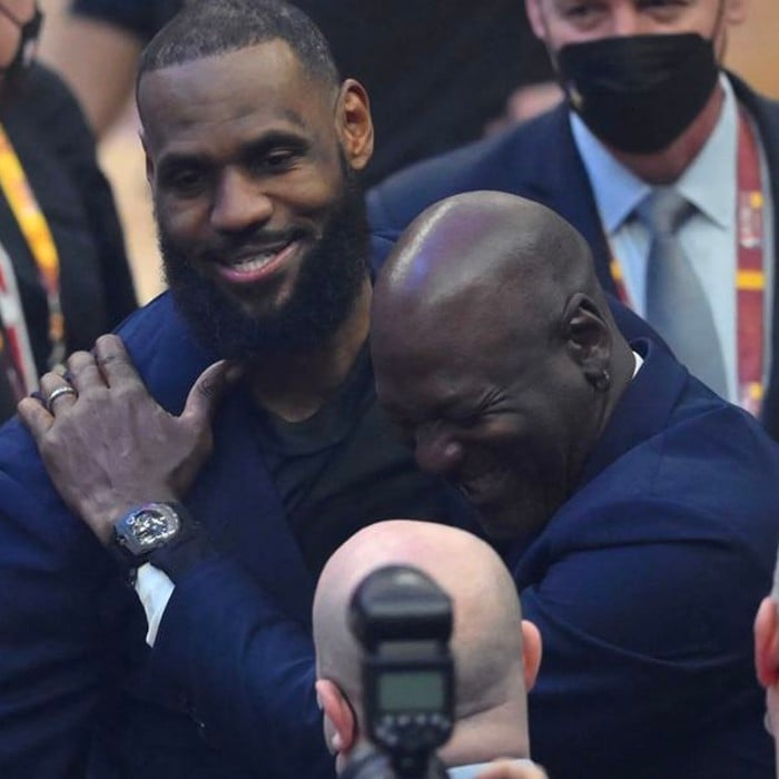 LeBron James y Michael Jordan protagonizan emotivo momento en su encuentro - Blog Hola Telcel