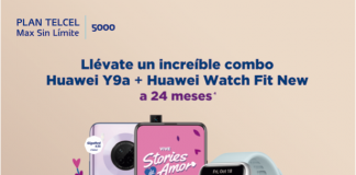 ¡Lleva a casa el combo Huawei Y9a + Huawei Watch Fit New a 24 meses! con tu Plan Telcel Max Sin Límite 5000.-Blog Hola Telcel