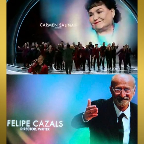 Carmen Salinas y Felipe Cazals en el In Memoriam de la ceremonia del Óscar 2022 - Blog Hola Telcel 