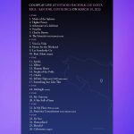 Coldplay lista de canciones conciertos México y Costa Rica