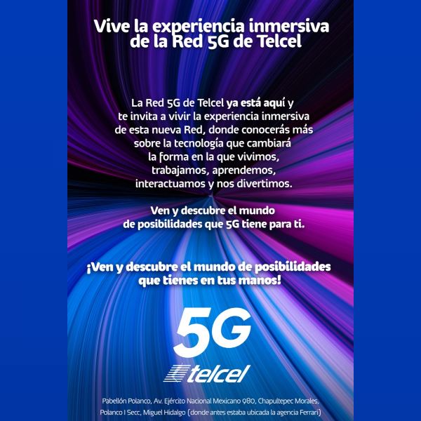 Exposición interactiva Telcel Red 5G CDMX - Blog Hola Telcel