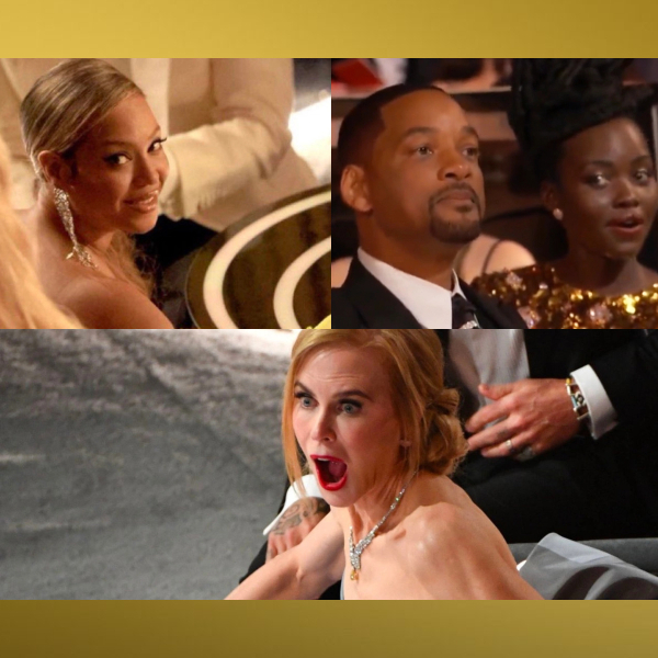 Las reacciones de Nicole Kidman, Beyoncé y Lupita Nyong'o por el golpe que Will Smith le dio a Chris Rock en la ceremonia del Óscar 2022 - Blog Hola Telcel