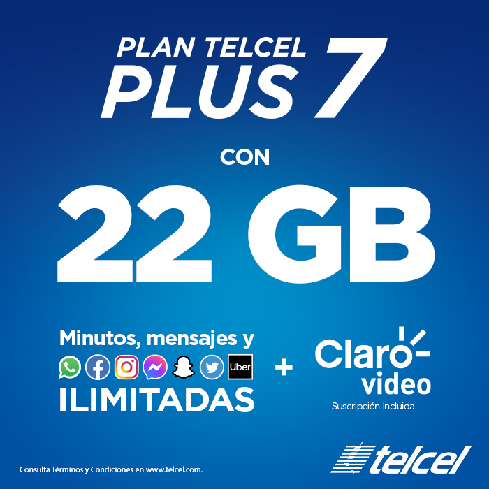 Contrata el Plan Telcel Plus 5G 7 Mixto - Blog Hola Telcel