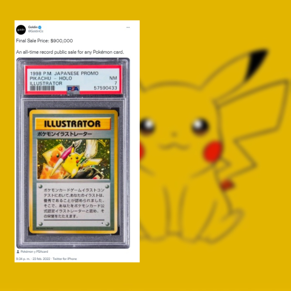 Carta de Pikachu Pokémon - Blog Hola Telcel