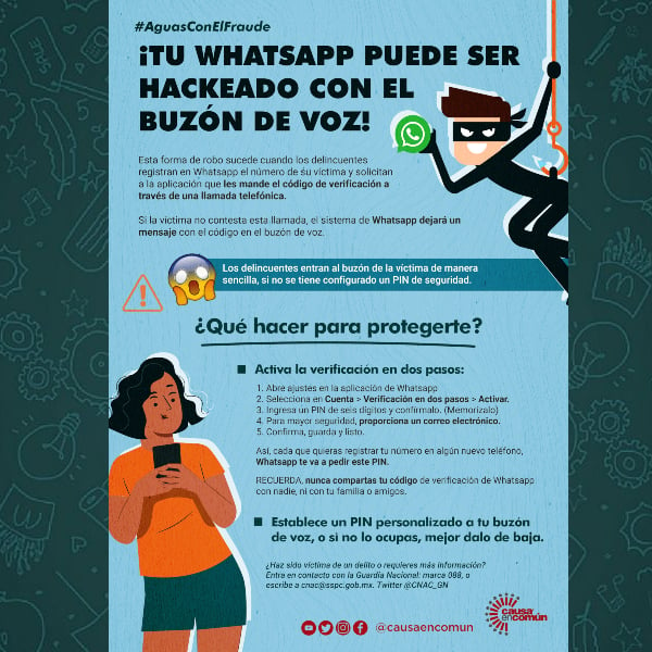 Para que no puedan hackear tu cuenta de WhatsApp sigue las recomendaciones - Blog Hola Telcel