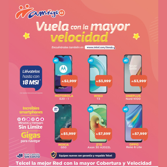 Ofertas Amigo Kit Telcel smartphones - Blog Hola Telcel