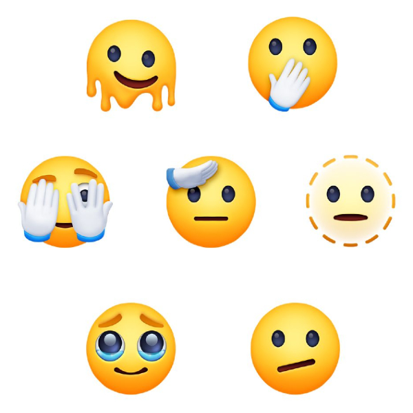 La carita derretida es uno de los nuevos emojis que llegará a Messenger - Blog Hola Telcel