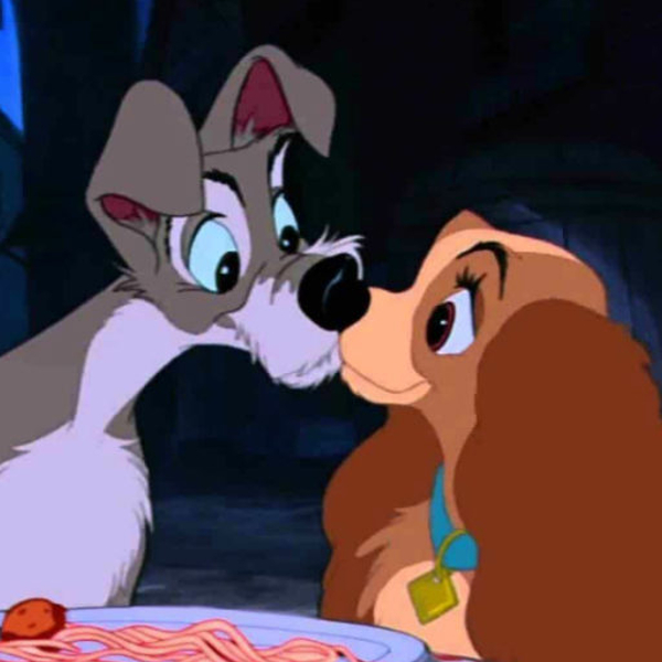 La dama y el vagabundo, de Disney, entre los besos más icónicos del cine - Blog Hola Telcel