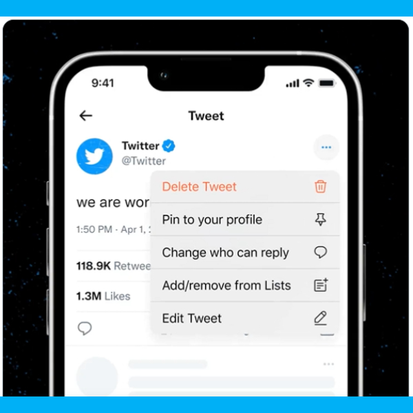 El botón para editar tweets estará disponible, por ahora, para usuarios de Twitter Blue - Blog Hola Telcel