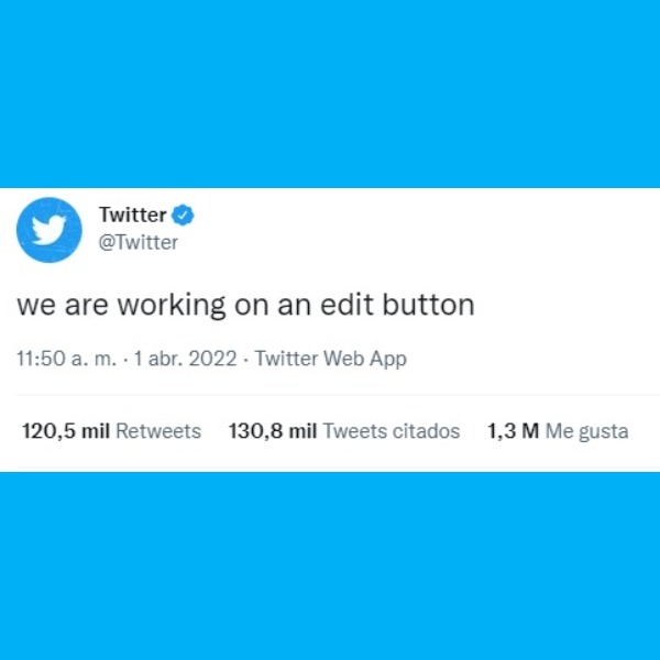 Twitter agregará el botón de editar para corregir tweets - Blog Hola Telcel