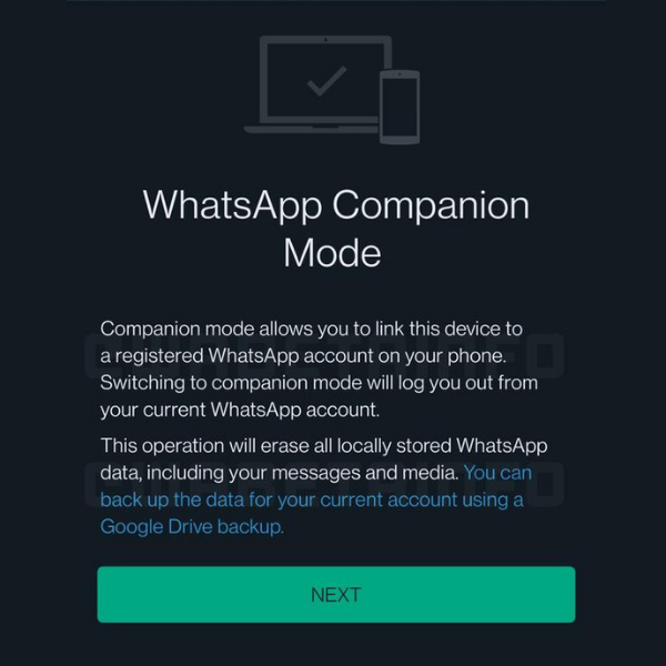 Con 'Companion Mode' podrás utilizar WhatsApp en dos dispositivos a la vez.-Blog Hola Telcel
