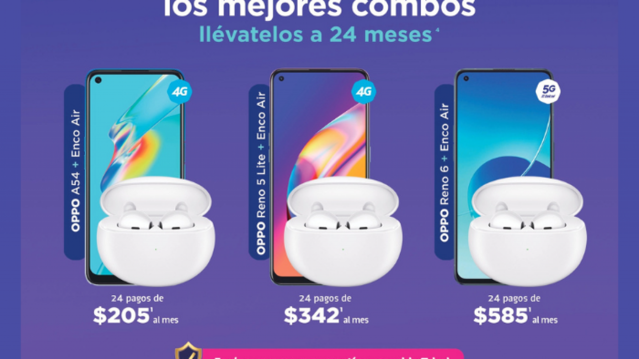 oppo enco air telcel