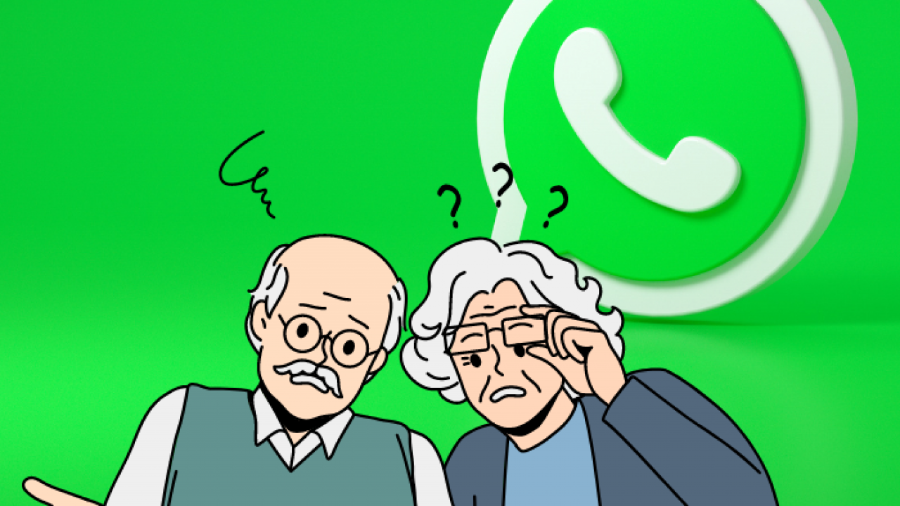 Uso de Whatsapp adulto mayor 