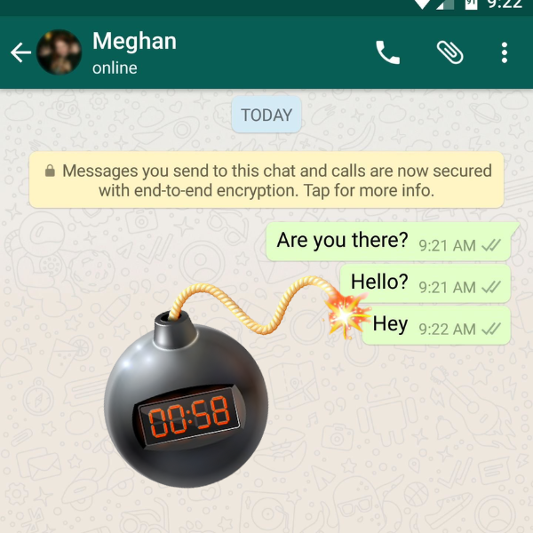 Mensajes que se autodestruyen en WhatsApp ahora tienen una mejora.-Blog Hola Telcel