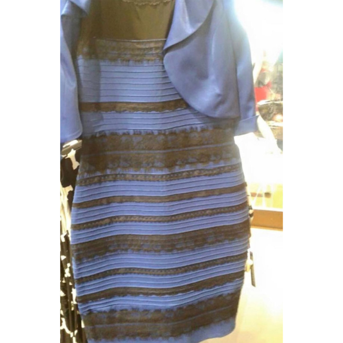 el vestido es una de las ilusiones ópticas más populares donde algunos pueden verlo blanco con dorado o azul con negro.- Blog Hola Telcel