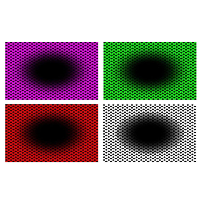 Un conjunto de ilusiones ópticas que según el color pueden cambiar de intensidad.- Blog Hola Telcel