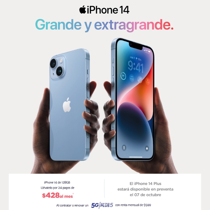 Los precios del nuevo iPhone 14 para México