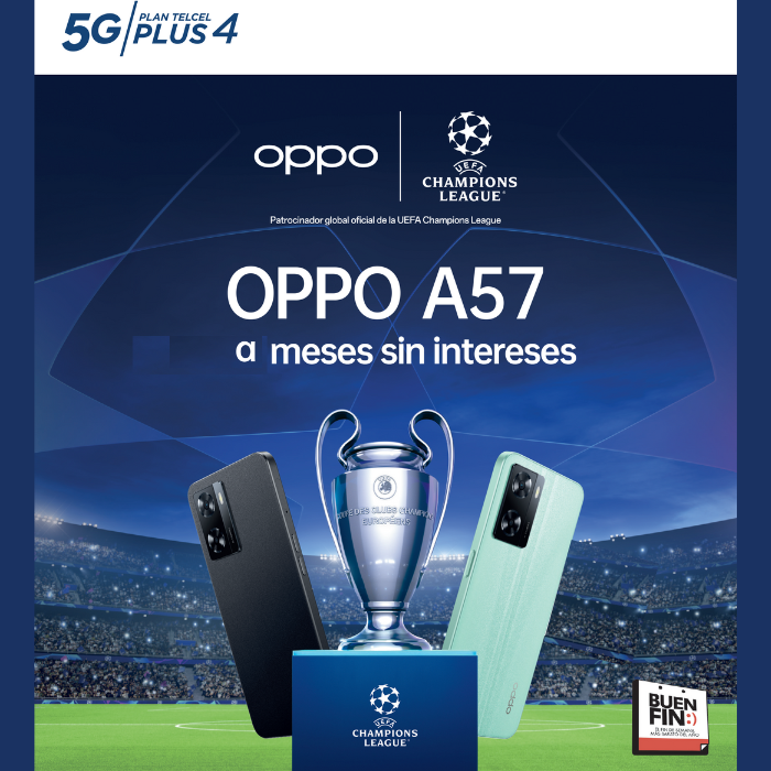 El OPPO A57 está a 24 meses sin intereses en el Buen Fin 2022.- Blog Hola Telcel