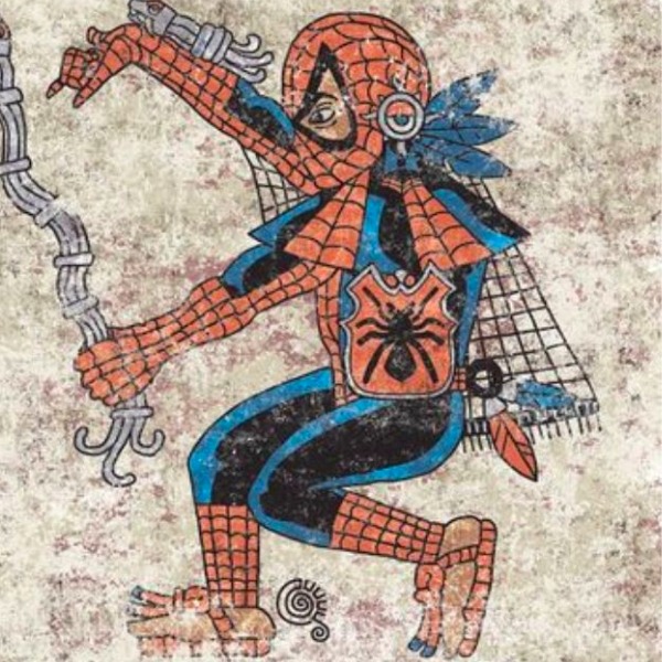 Conoce a Spider-man dibujado en estilo maya-Blog Hola Telcel