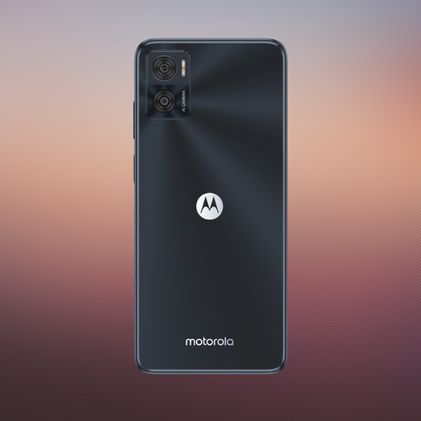 por otra parte, colgar adiós Motorola moto e22, el Smartphone a buen precio, con altavoces estéreo Dolby  Atmos