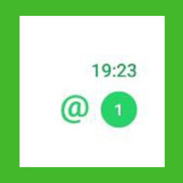 Significado de la arroba verde en WhatsApp.-Blog Hola Telcel