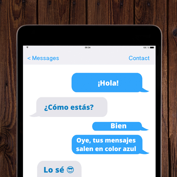 Así puedes utilizar letras azules para tus mensajes en WhatsApp.-Blog Hola Telcel