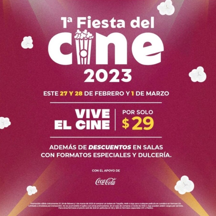 Fiesta del cine 2023, conoce todos los detalles.-Blog Hola Telcel