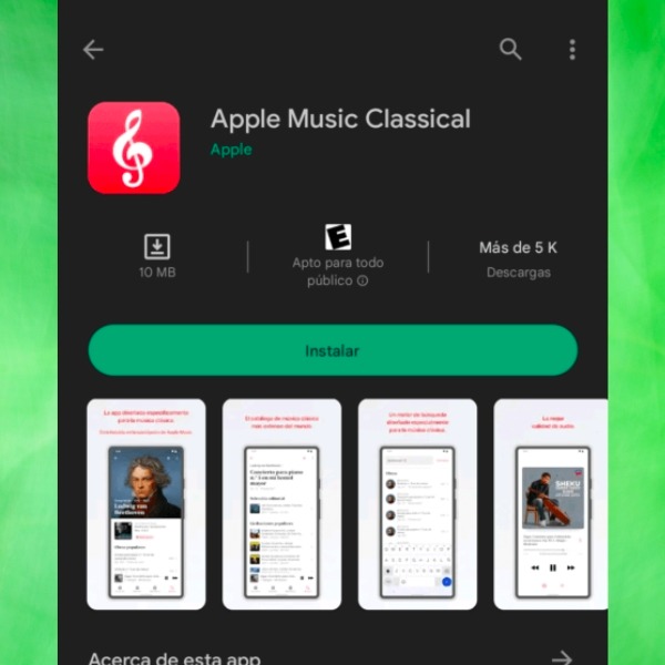 Conoce la app de música clásica que Apple que puedes usar en el sistema operativo Android.-Blog Hola Telcel