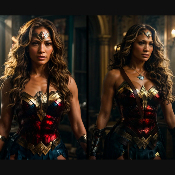 Así se vería Jennifer Lopez como 'Mujer Maravilla'.-Blog Hola Telcel