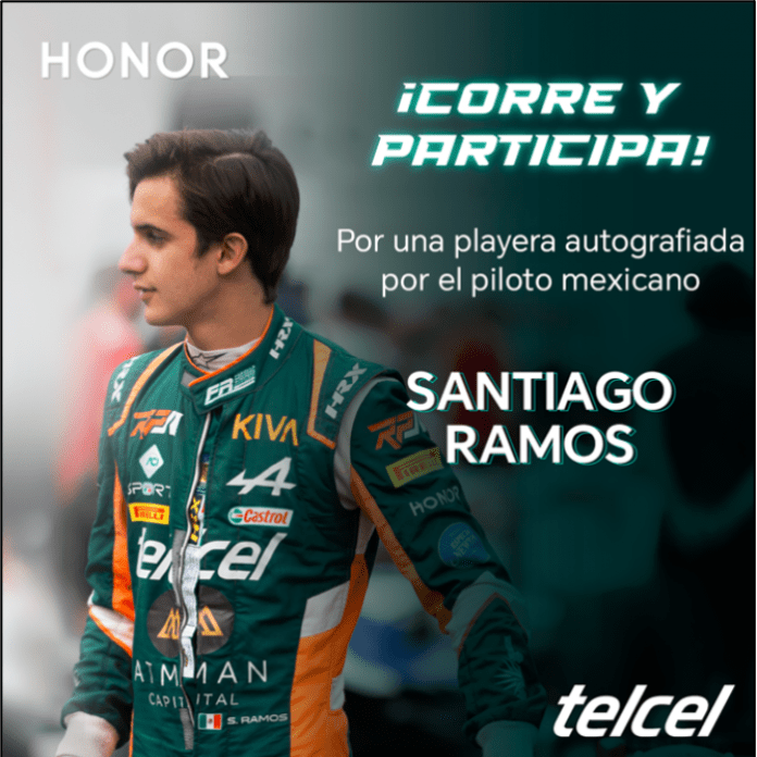 Participa para ganar una playera autografiada del piloto Santiago Ramos.- Blog Hola Telcel