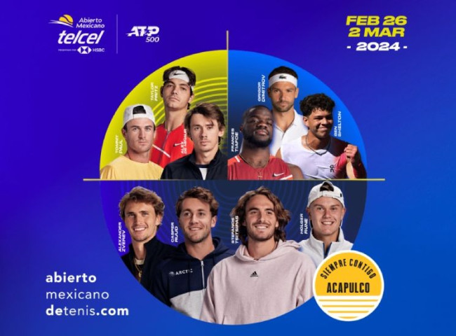 jugadores principales del Abierto Mexicano Telcel Conoce todo sobre el Abierto Mexicano de Telcel 2024.- Blog Hola Telcel