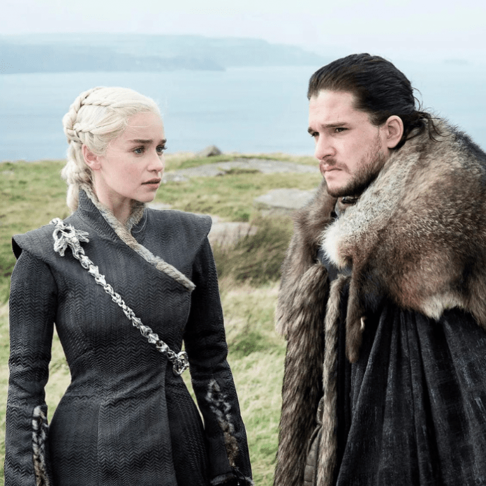 La reina de Dragones junto a Jon Snow, Rey en el Norte, última temporada de Juego de Tronos.- Blog Hola Telcel.