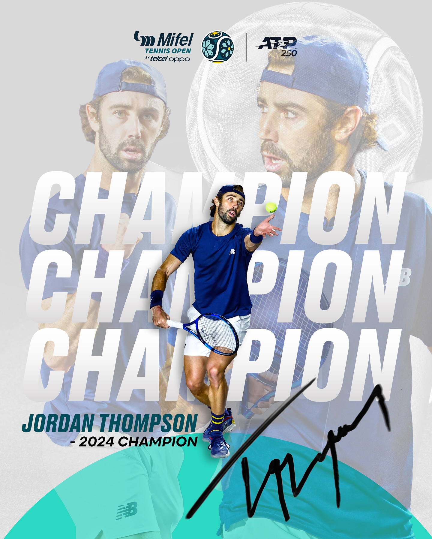 Jordan Thompson fue el ganador absoluto del Mifel Tennis Open by Telcel OPPO mejor conocido como el Abierto Los Cabos.- Blog Hola Telcel