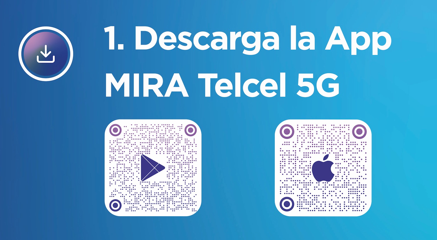 Escanéa el código QR y descarga la App Mira Telcel 5G.- Blog Hola Telcel