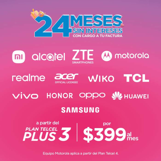 Conoce los equipos participantes en la promoción de 24 meses sin intereses con Telcel.- Blog Hola Telcel